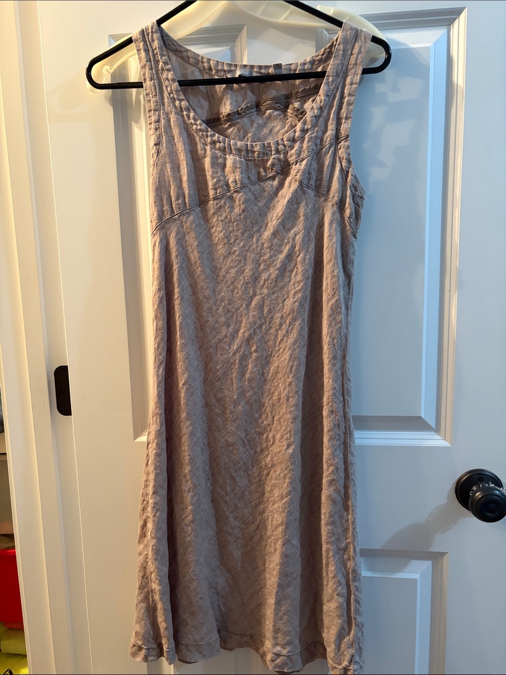 Horny Toad Sleeveless Midi Dress in Light Taupe